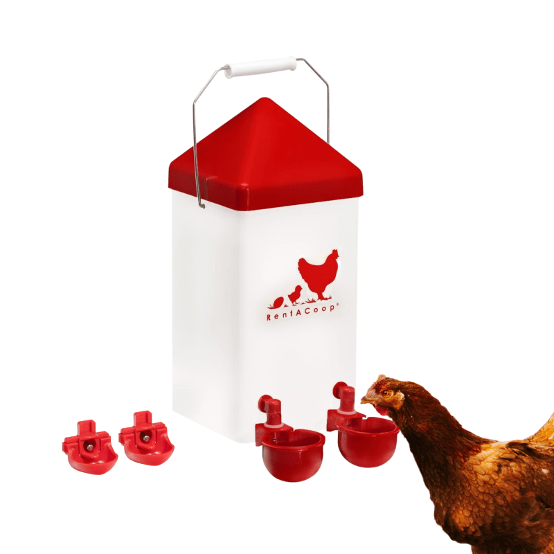 1 Gallon PVC Chicken Waterer | Chick Supplies | RentACoop