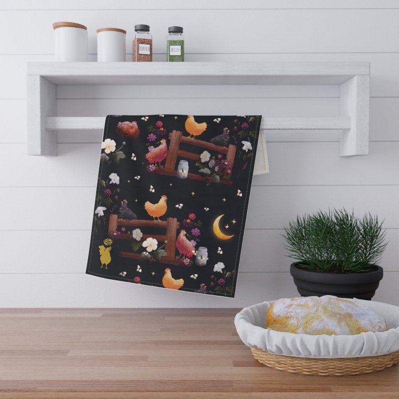 The Gilded Hen | Summer Nights on the Farm Tea Towel