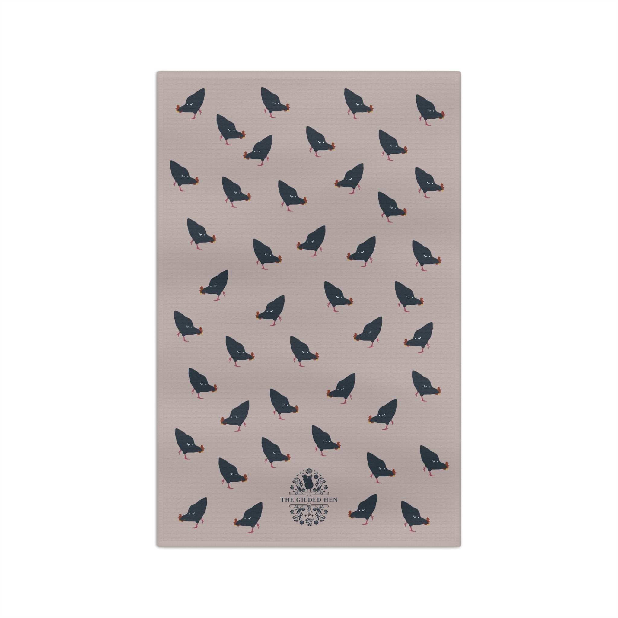 The Gilded Hen | Microfiber Tea Towel | Guinea Fowl