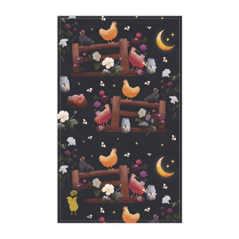 The Gilded Hen | Summer Nights on the Farm Tea Towel