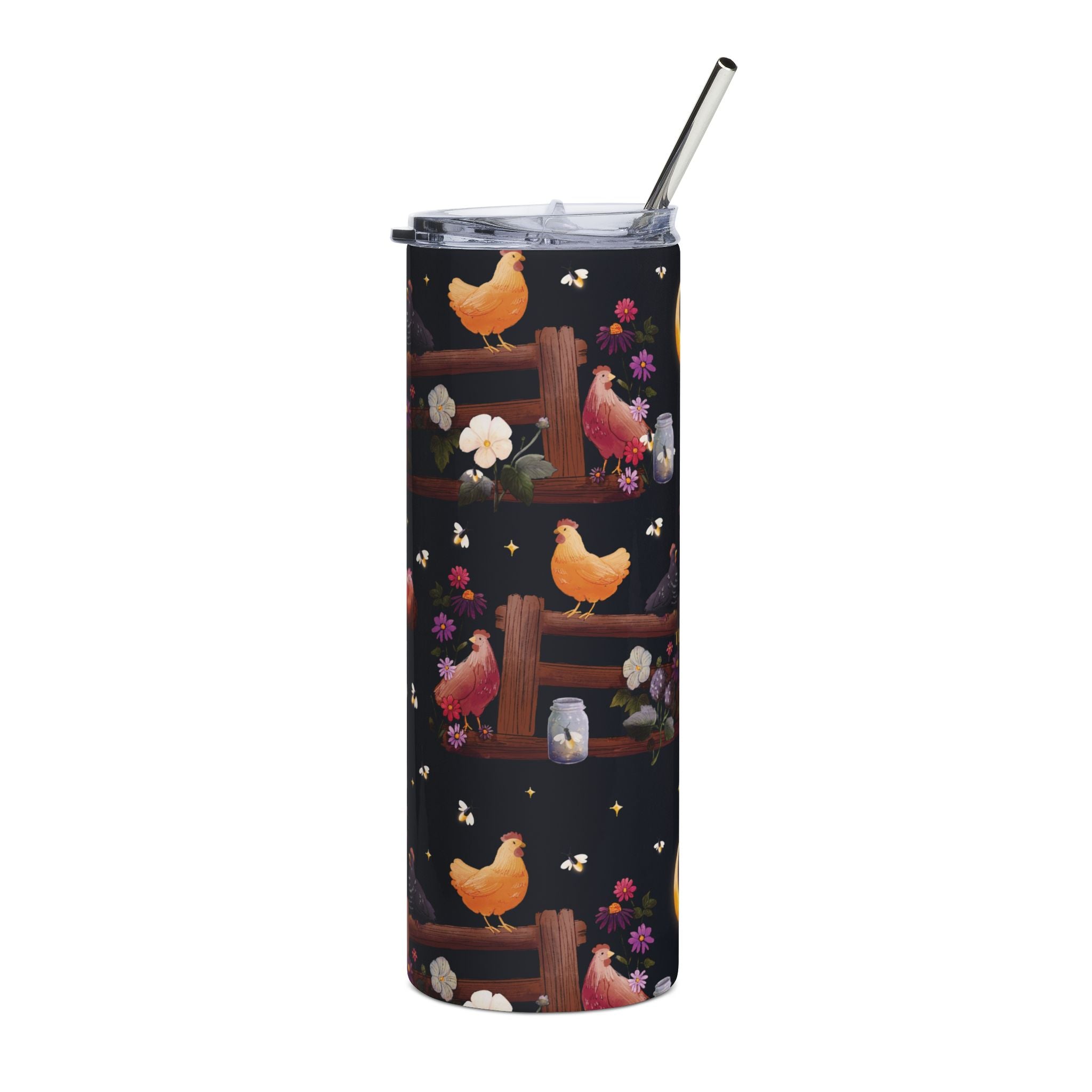 The Gilded Hen | 20oz Stainless Steel Tumbler | Summer Nights on the Farm