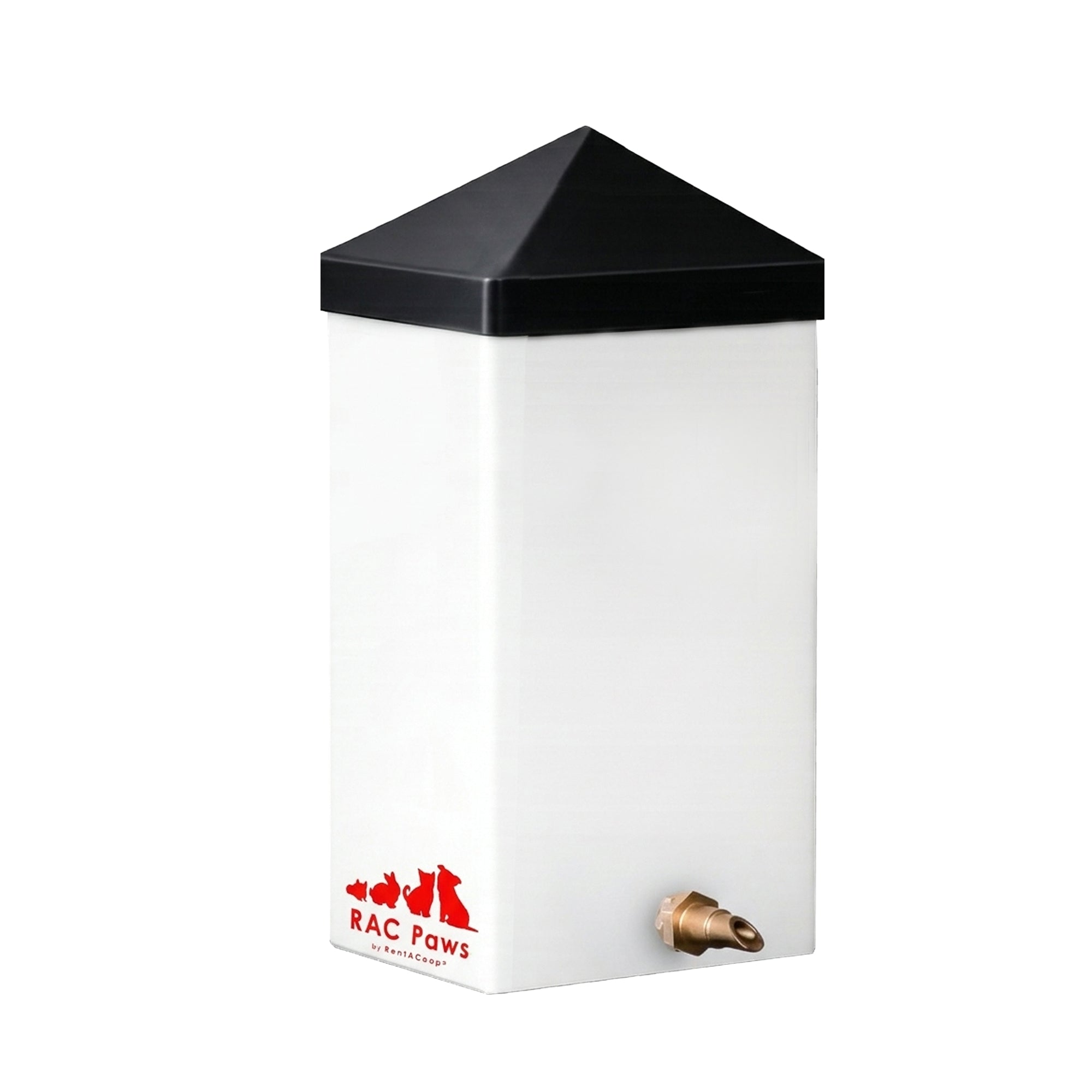 RAC Paws by RentACoop 32oz(1L) Small Animal Drinker with No-Drip Brass Nozzle