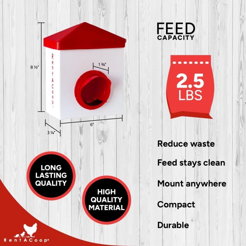 2.5lb Chick2Chicken BPA-Free Chicken Feeder