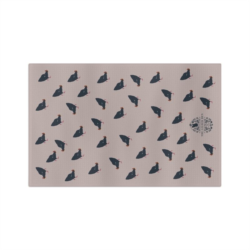 The Gilded Hen | Microfiber Tea Towel | Guinea Fowl