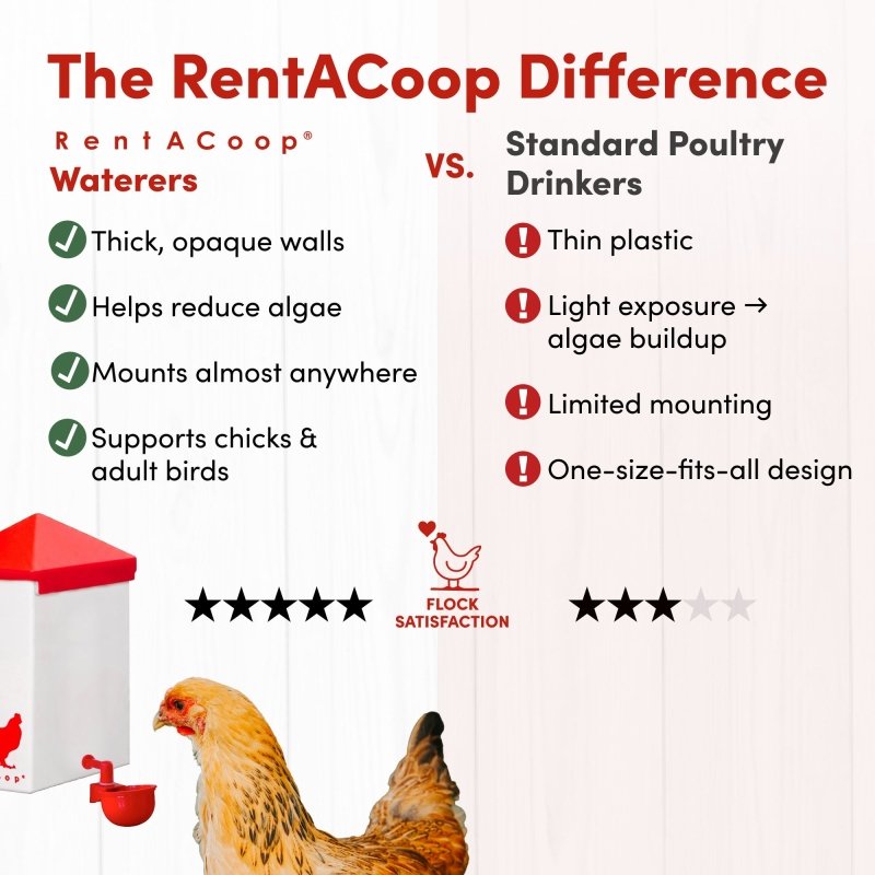 RentACoop 64oz Automatic Refill Chick Cup Drinker