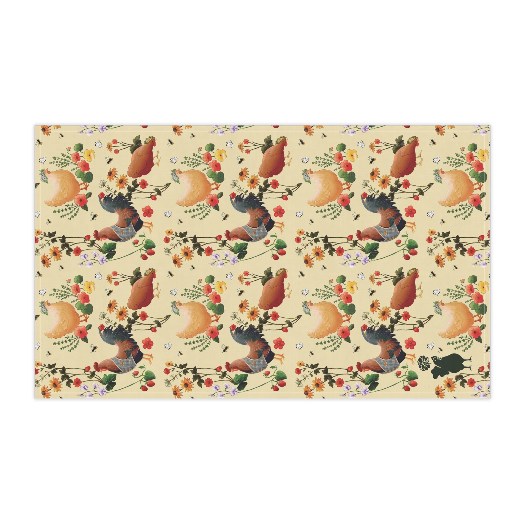 Gardhen Party Tea Towel | The Gilded Hen