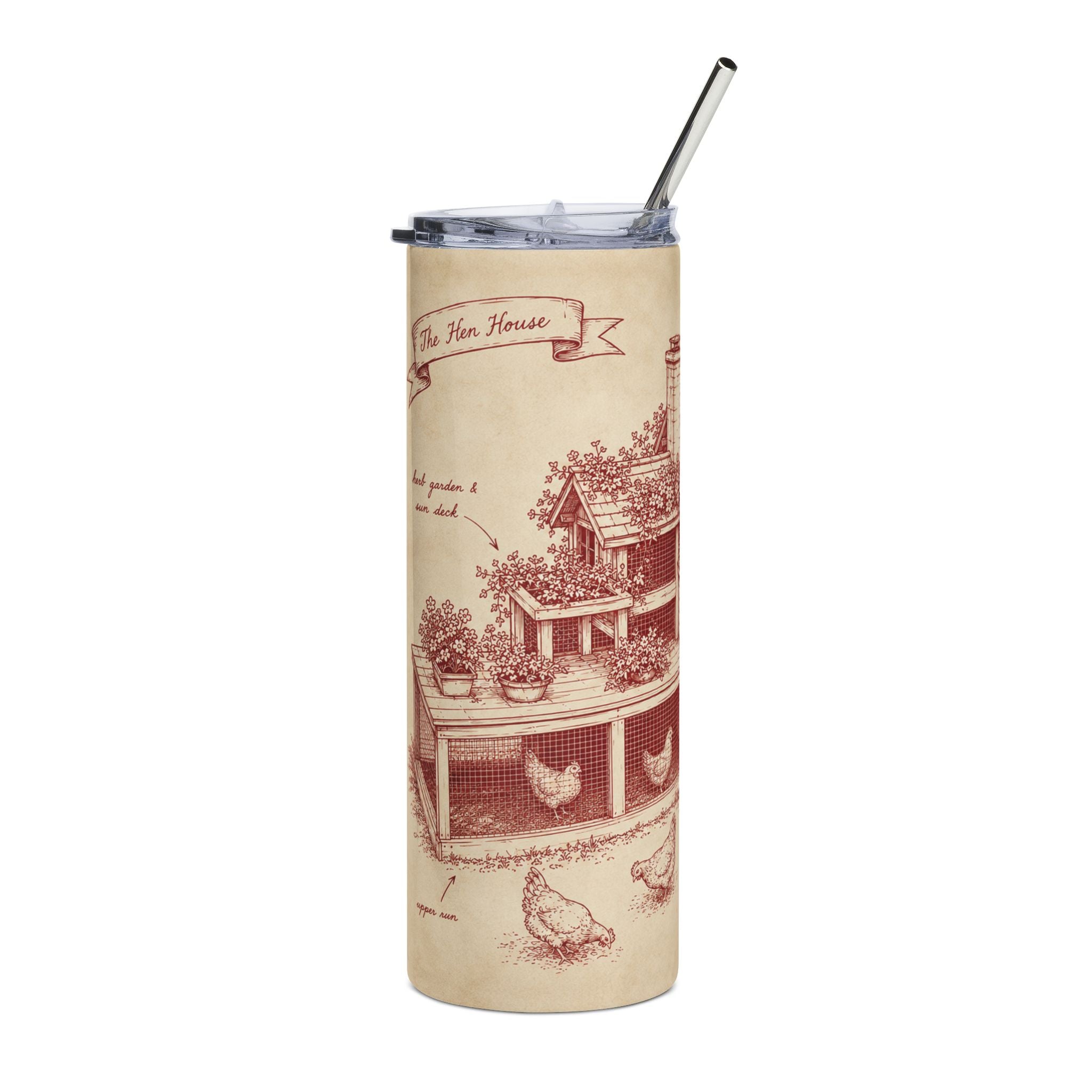 RentACoop® | 20oz Stainless Steel Tumbler | The Hen House