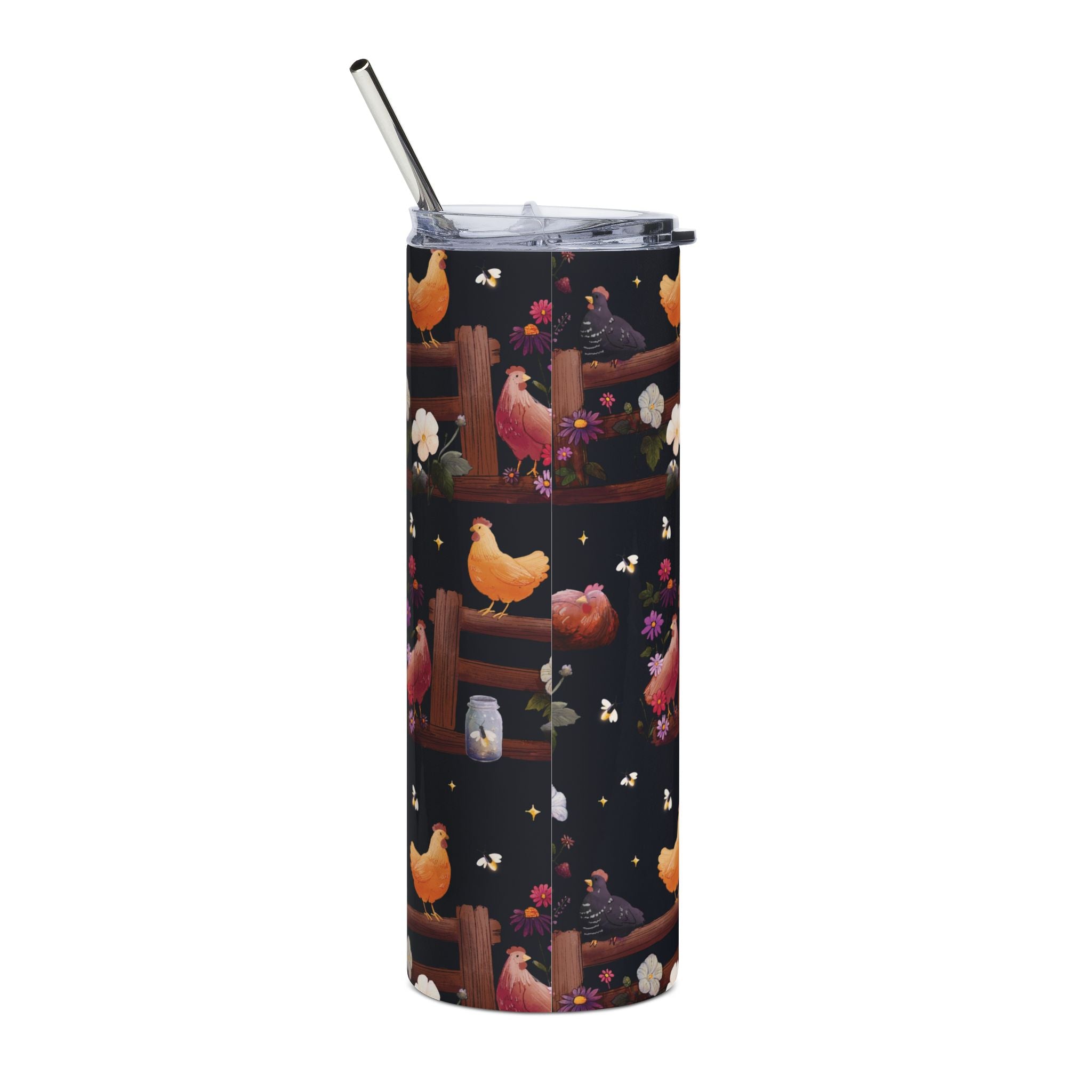 The Gilded Hen | 20oz Stainless Steel Tumbler | Summer Nights on the Farm
