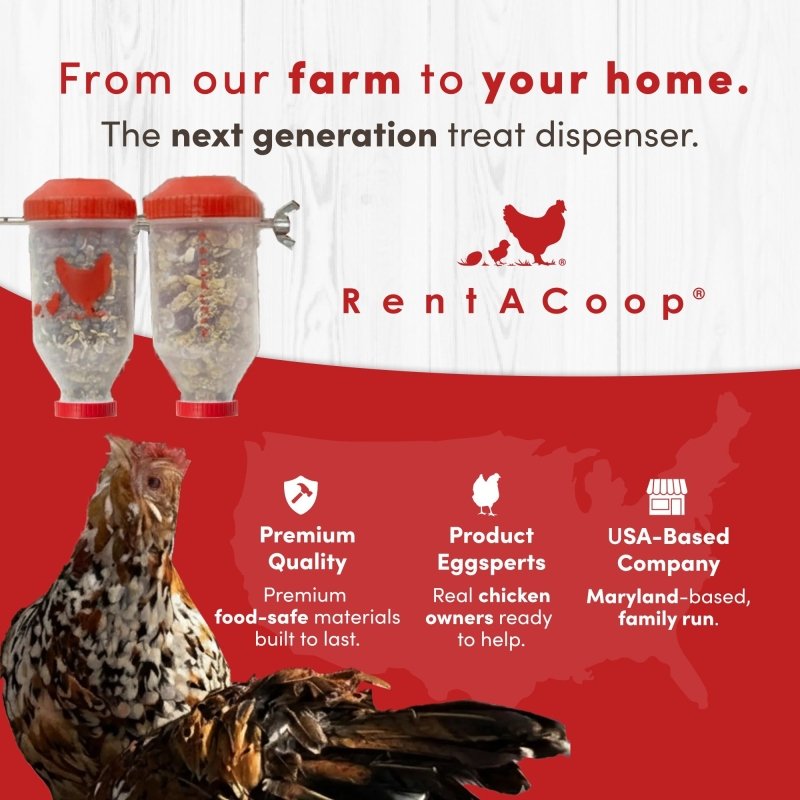 RentACoop Small Chicken Treat Dispenser