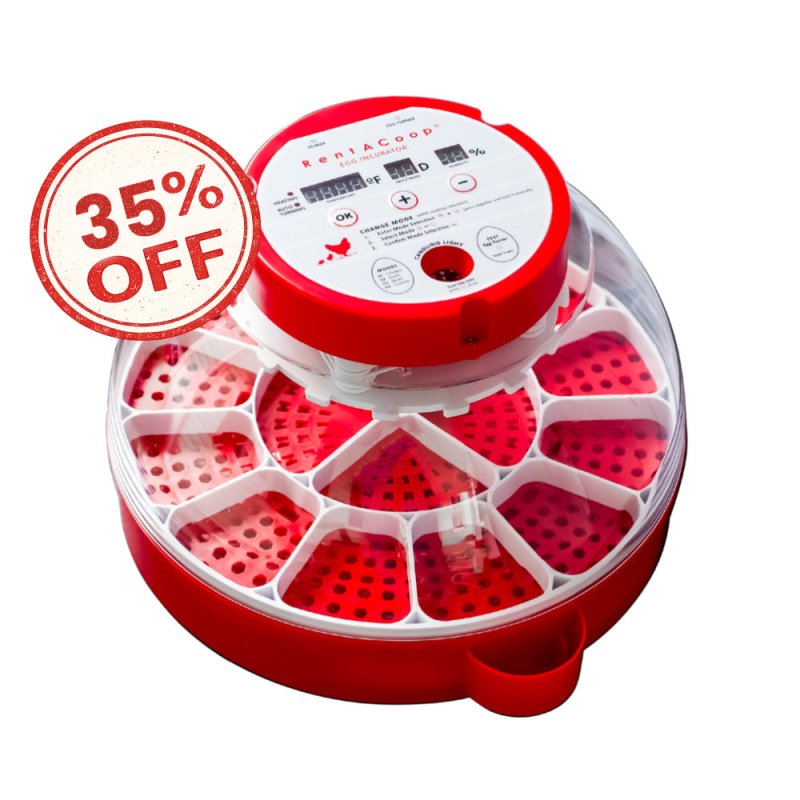 RentACoop 16-Egg Smart Incubator – App Controlled