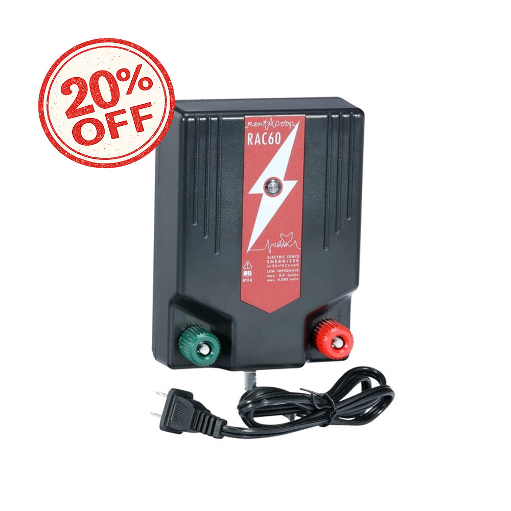 RentACoop0.6 Joule Electric Fence Energizer
