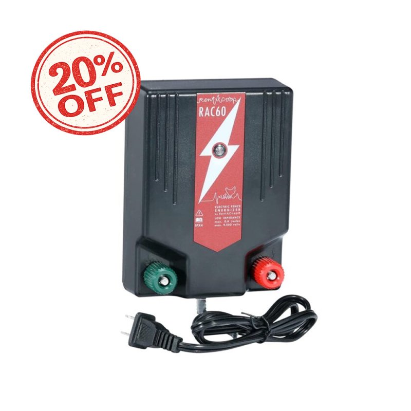 RentACoop0.6 Joule Electric Fence Energizer