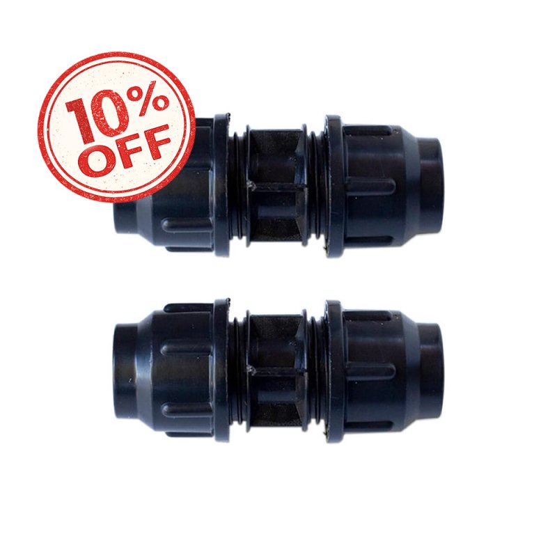 RentACoop Secure Non-Adhesive PVC (S.N.A.P) Watering System Coupler Pack of 2