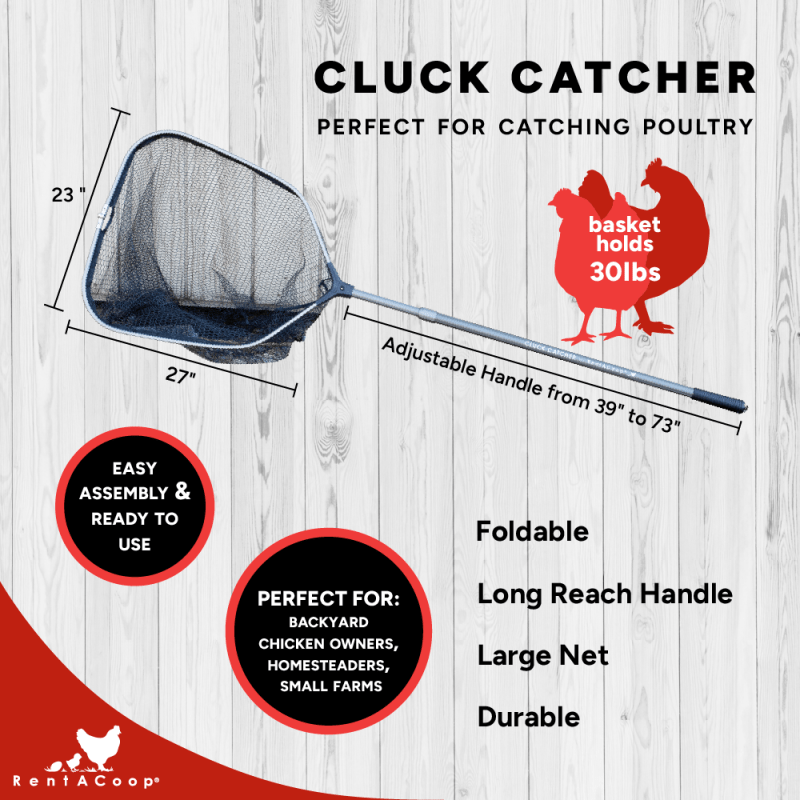 RentACoop Cluck Catcher Chicken Catching Net for All Poultry