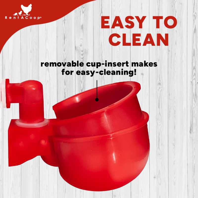 64oz Automatic Refill Chick Cup Drinker Waterer