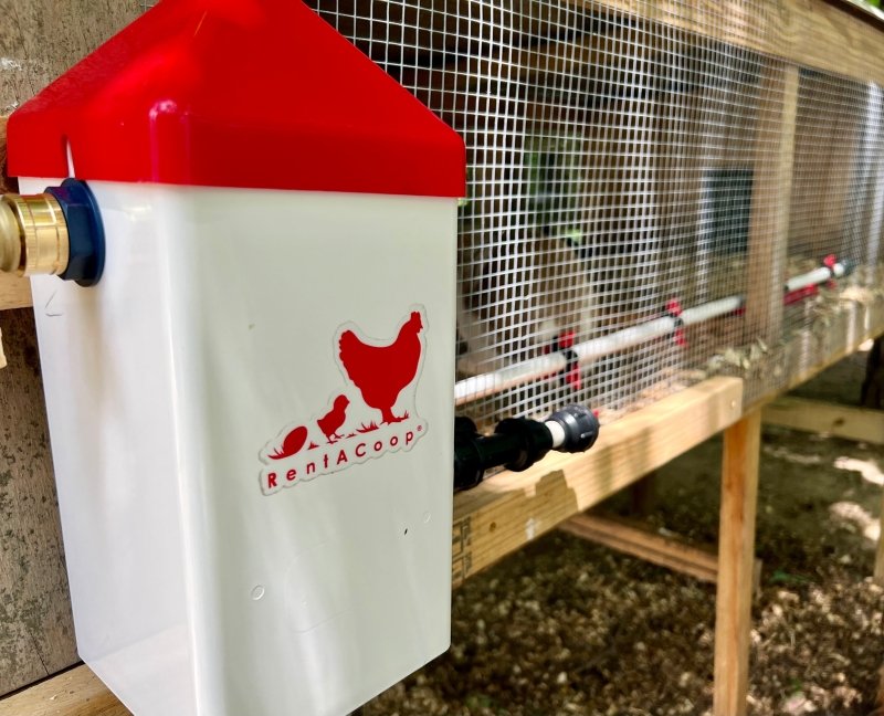 RentACoop® S.N.A.P (Secure Non-Adhesive PVC) Watering System