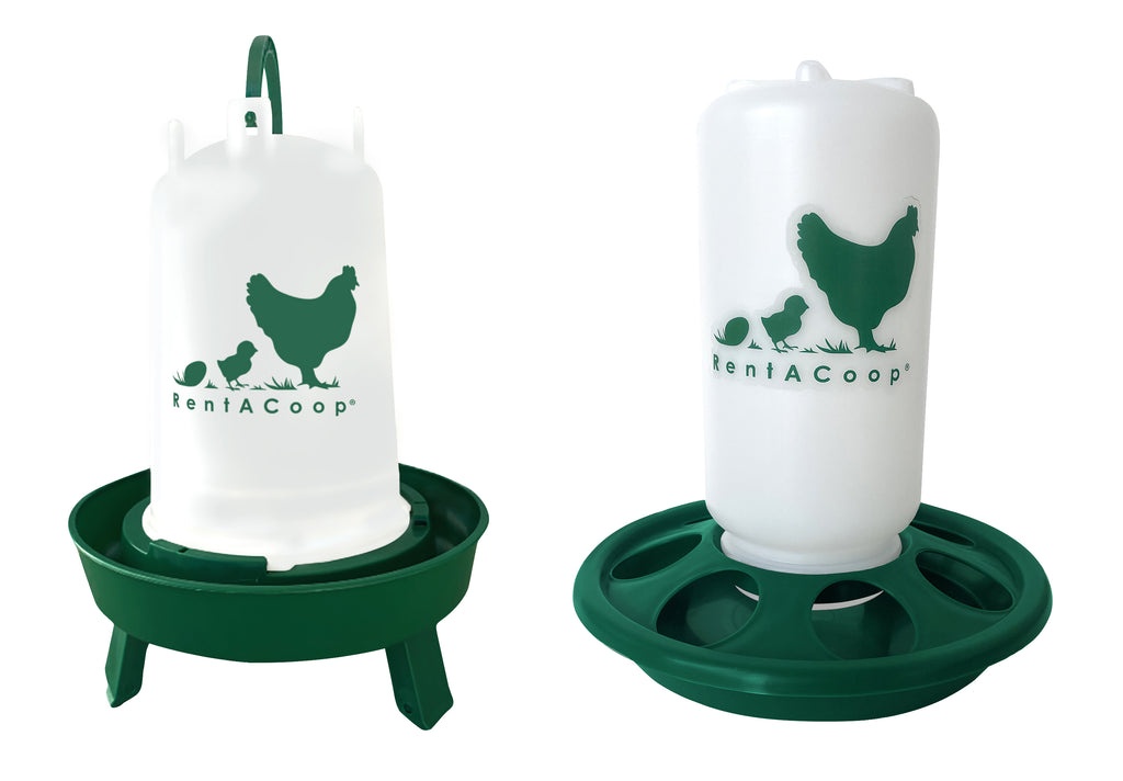 Chick Feeder & Adjustable Waterer Set (1L Feeder and 1.5L Waterer)