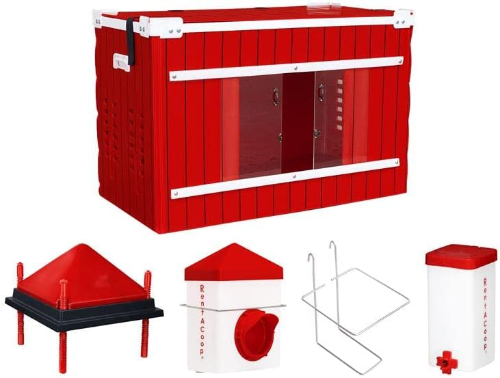 RentACoop® The Little Red Barn Foldable Brooder