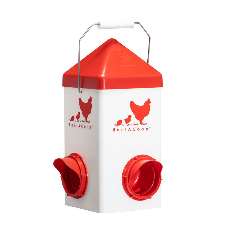 RentACoop® Chick2Chicken Two-Port Feeder [5LB-Capacity]