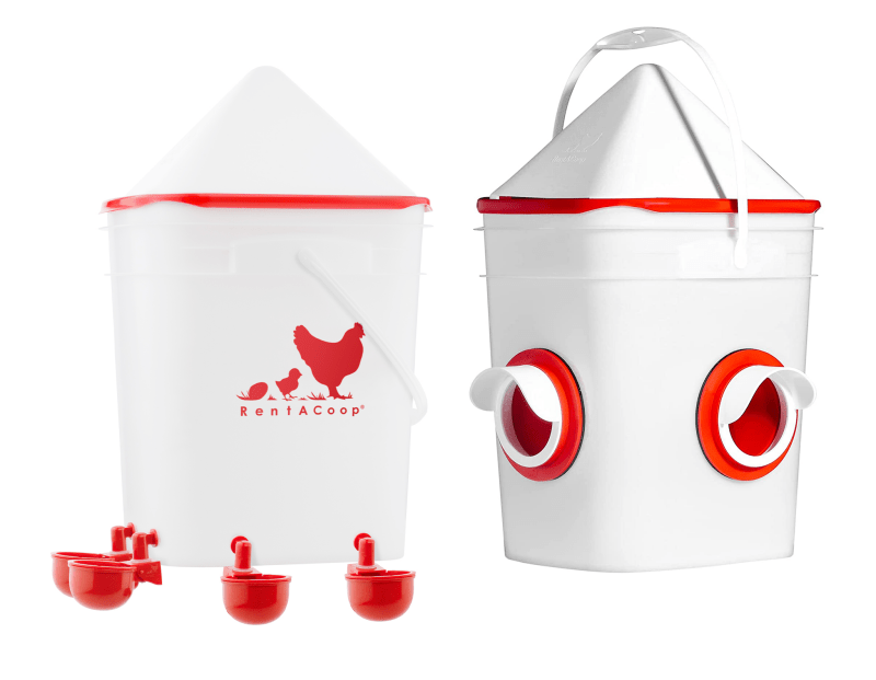 RentACoop® Backyard Chicken Set [corner and center models]