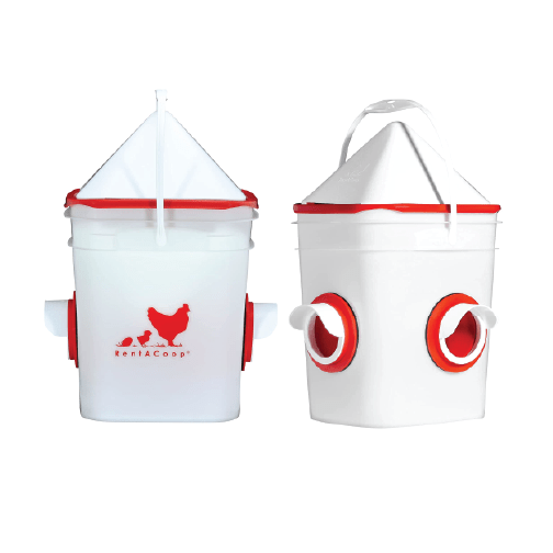 Two-Port Backyard Chicken Feeder Instructions