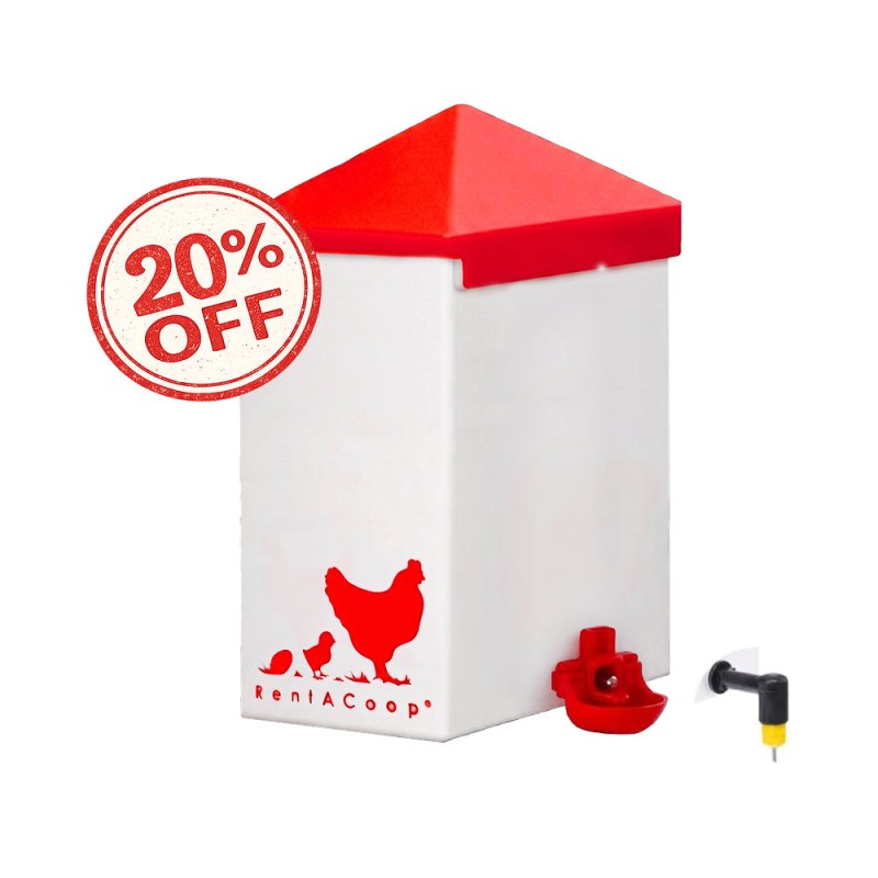 64oz(2L) Chicken Drinker Plus 2 Versatile Nipples