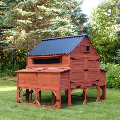 Chicken Coop for 15 Chickens – Brahma Chicken Coop with Run Extension Options