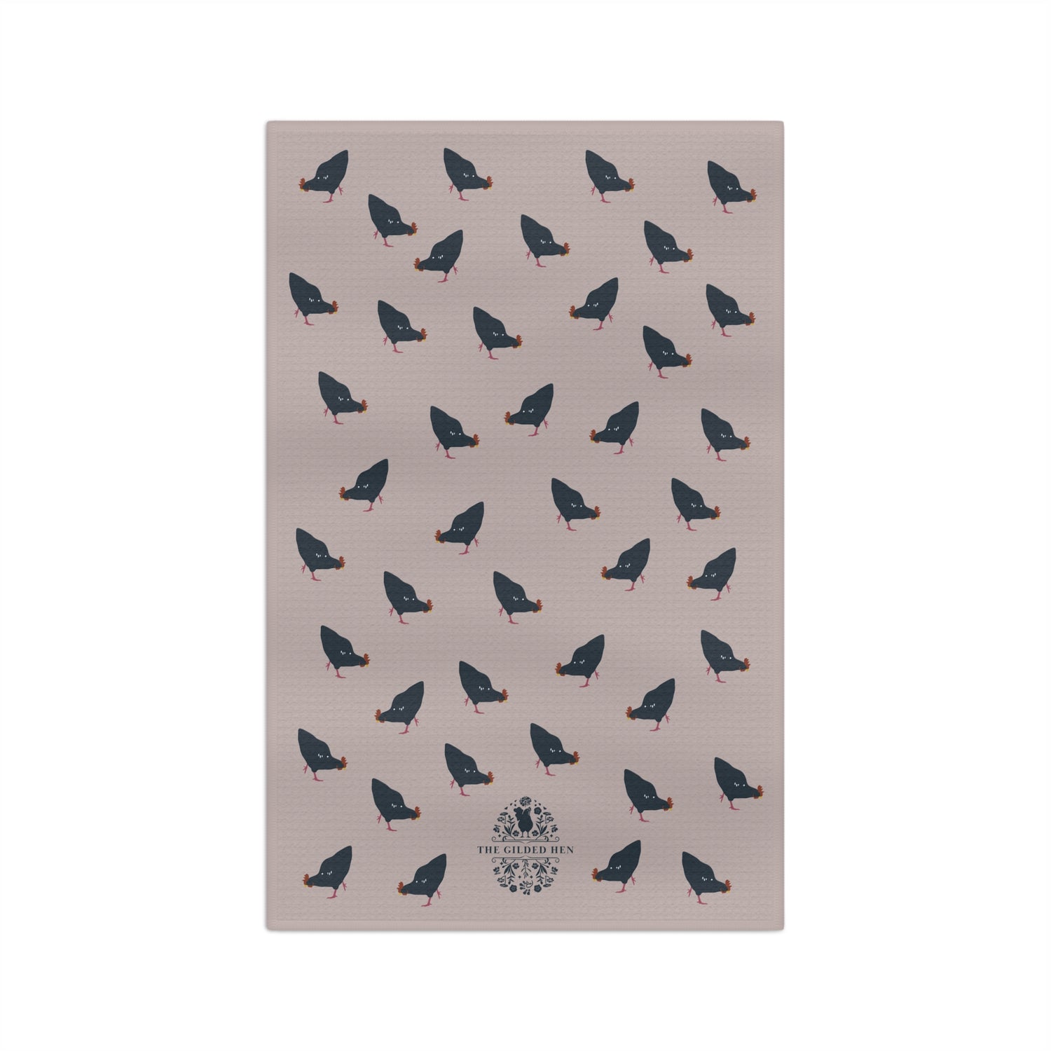 The Gilded Hen | Microfiber Tea Towel | Guinea Fowl