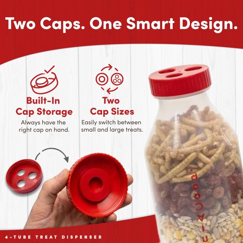 RentACoop Large, Height Adjustable Chicken Treat Dispenser