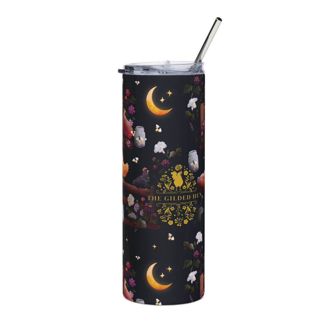The Gilded Hen | 20oz Stainless Steel Tumbler | Summer Nights on the Farm