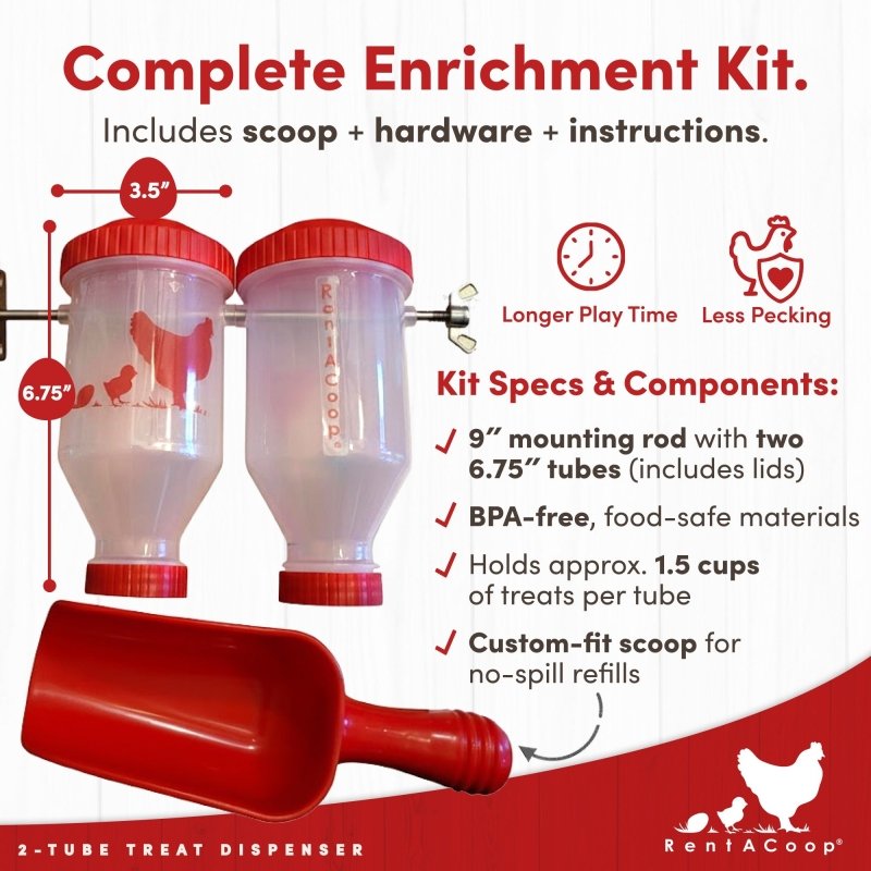 RentACoop Small Chicken Treat Dispenser