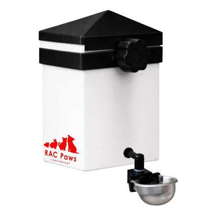 RAC Paws By RentACoop 64oz(2L) Small Animal Drinker with Auto-Fill Metal Cup