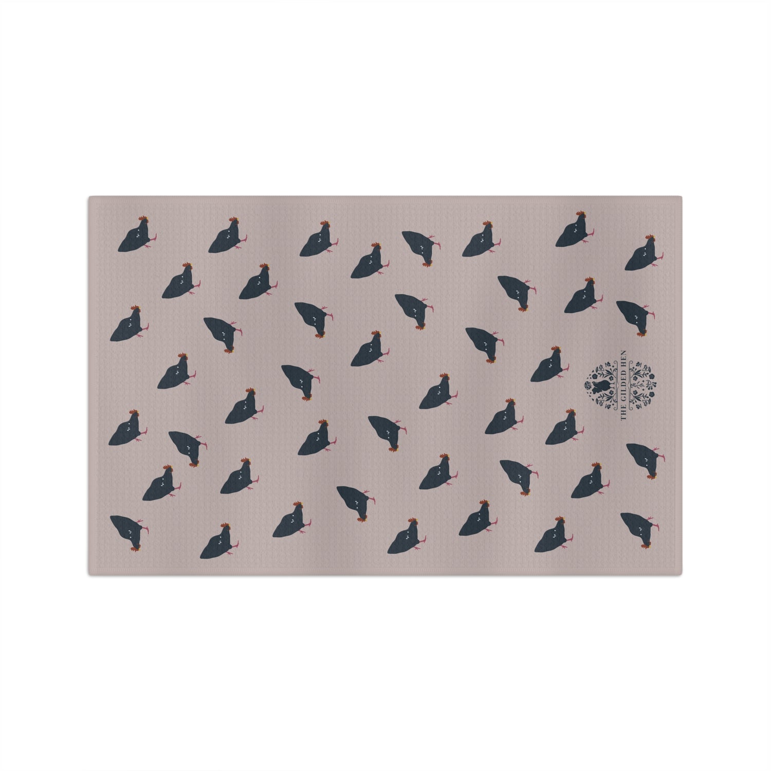 The Gilded Hen | Microfiber Tea Towel | Guinea Fowl