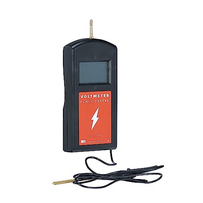 Electric Poultry Netting Set - Includes Fence Charger, Grounding Rod, Gate Handle Kit, and Voltmeter Fence Tester