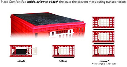 Poultry Carrier Crate 29" L x 22" W x 12" H for Chickens