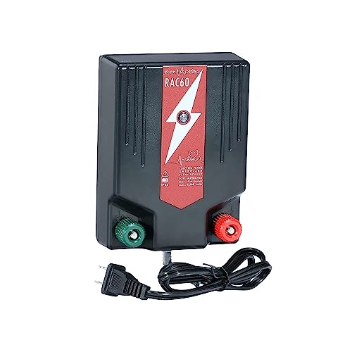 Electric Poultry Netting Set - Includes Fence Charger, Grounding Rod, Gate Handle Kit, and Voltmeter Fence Tester