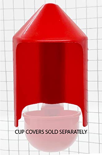 Automatic Chicken Water Cup Waterer Kit for Poultry 2-Pack