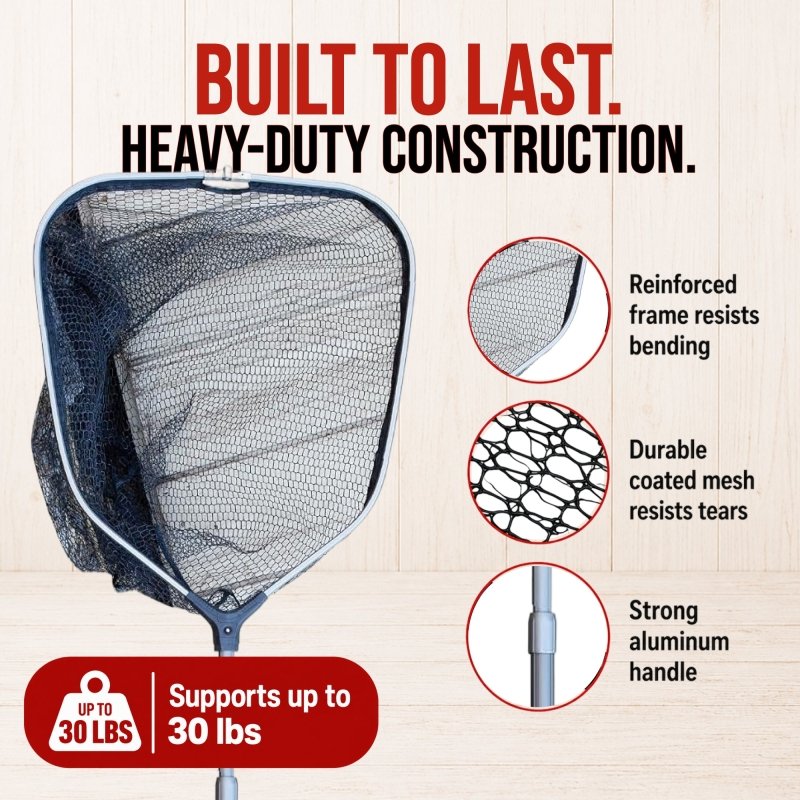 Cluck Catcher Chicken Catching Net for all Poultry, Turkeys, Ducks, Quail, and other Small Animals