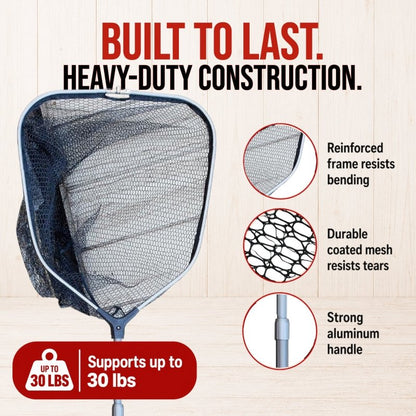 Cluck Catcher Chicken Catching Net for all Poultry, Turkeys, Ducks, Quail, and other Small Animals