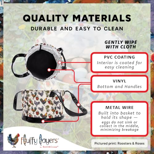 RentACoop Egg Trays and Floral Pop Egg Bag Bundle