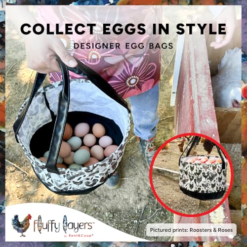 RentACoop Egg Trays and Floral Pop Egg Bag Bundle
