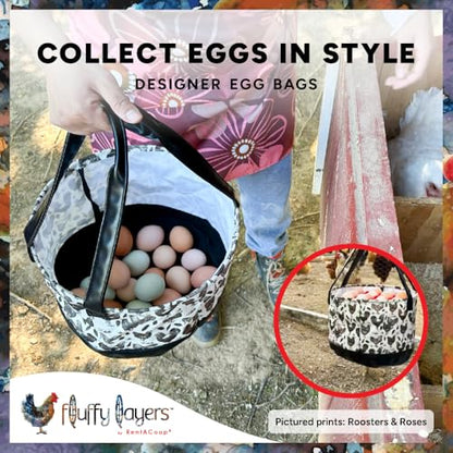 RentACoop Egg Trays and Floral Pop Egg Bag Bundle