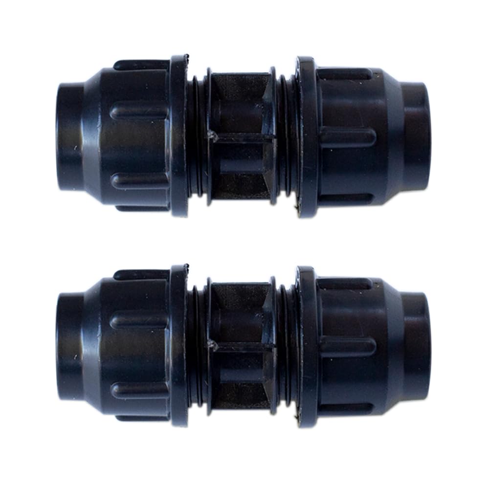 RentACoop Secure Non-Adhesive PVC (S.N.A.P) Watering System Coupler Pack of 2 for Chickens, Quail, and Poultry