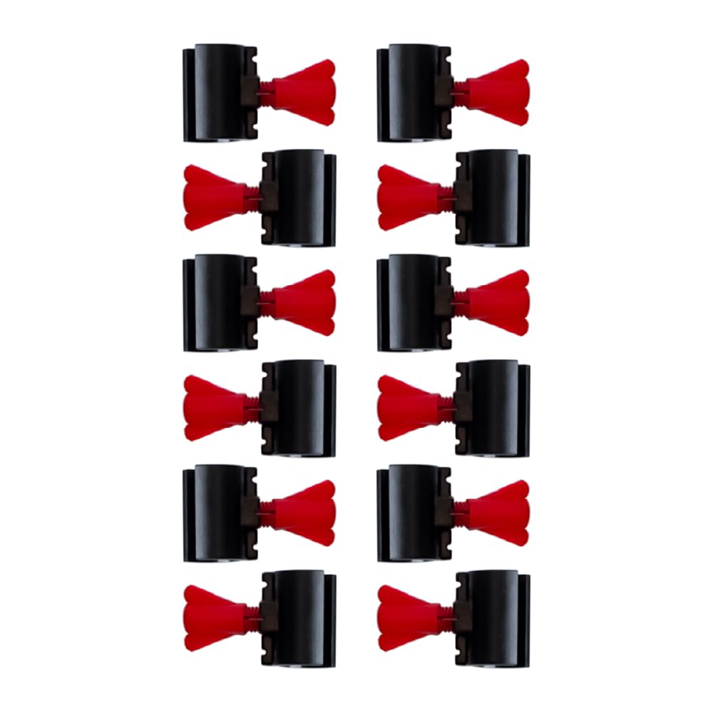 RentACoop Secure Non-Adhesive PVC (S.N.A.P) Watering System S.N.A.P Clips Pack of 12 for Chickens, Quail, and Poultry