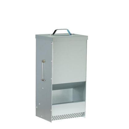 RAC Paws 5 Pound Metal Trough Feeder for Rabbits, Guinea Pigs, Ferrets, and Other Small Animals