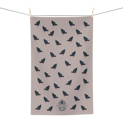 The Gilded Hen | Microfiber Tea Towel | Guinea Fowl