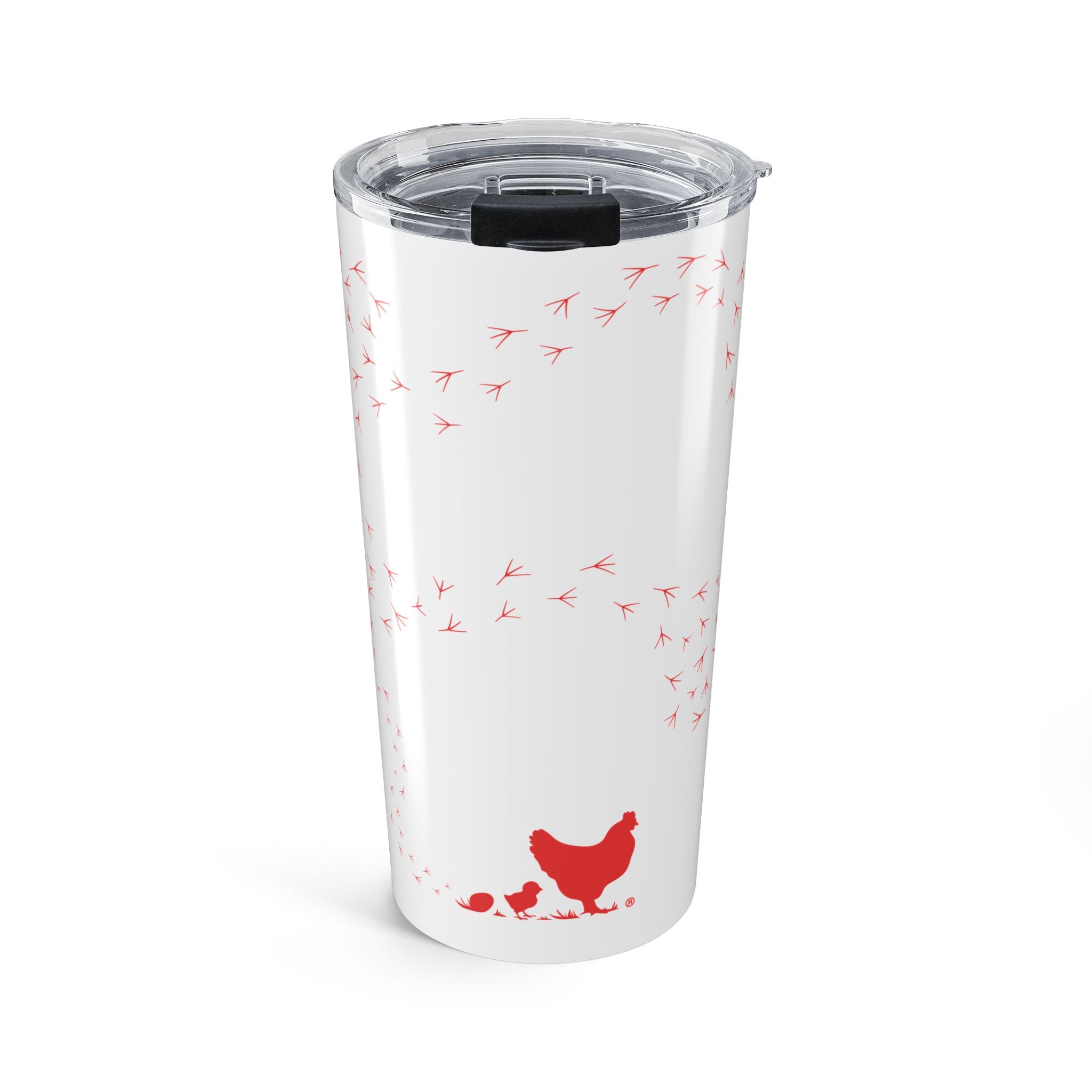 Red Hen and Chicks Tumbler | Chicken Silhouette 20oz