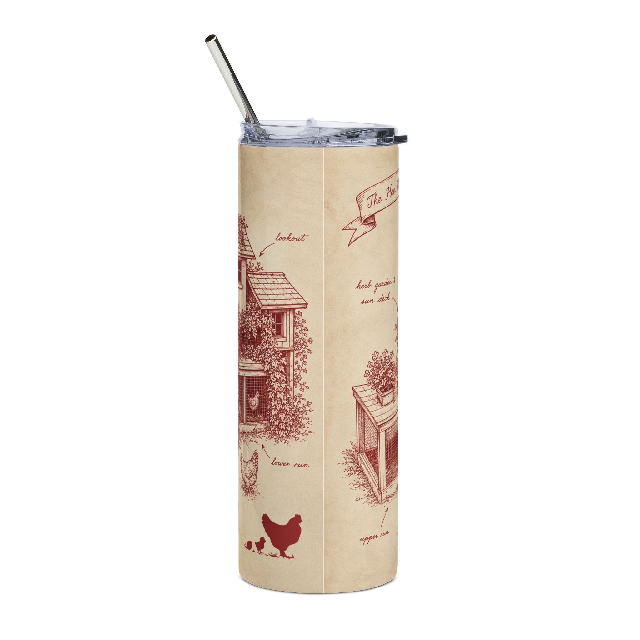 RentACoop® | 20oz Stainless Steel Tumbler | The Hen House