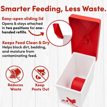 2.5lb Chick2Chicken BPA-Free Chicken Feeder