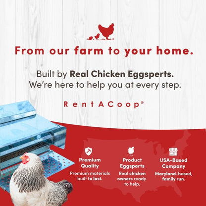 RentACoop Automatic Metal Treadle Feeder - 25lb Capacity